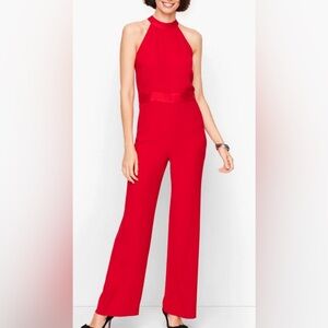 NWT Talbots Petites Red Jumpsuit Sz 6P $169